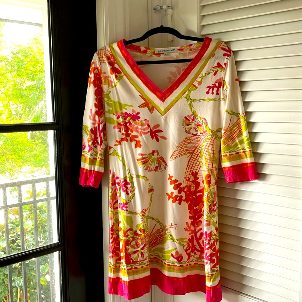 Barbara Gerwit v-neck dress.